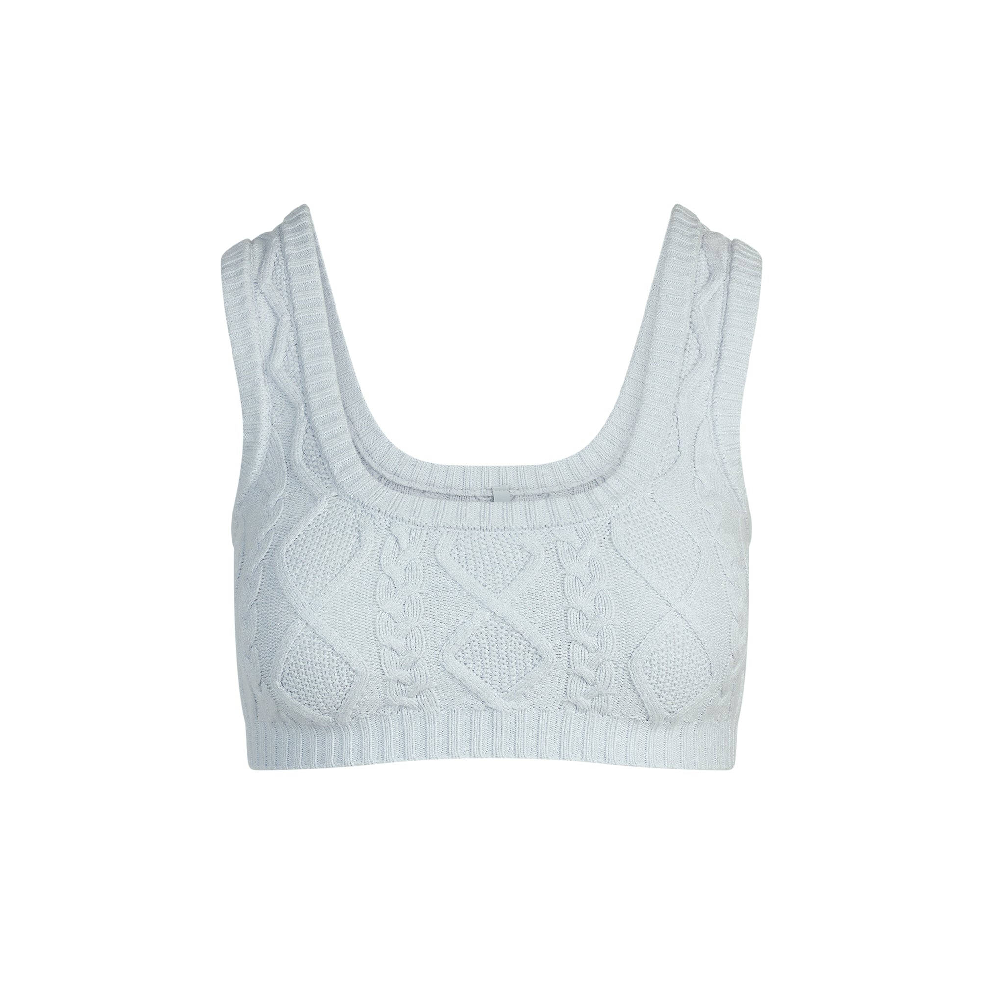 CABLE KNIT SCOOP BRALETTE - Image 6