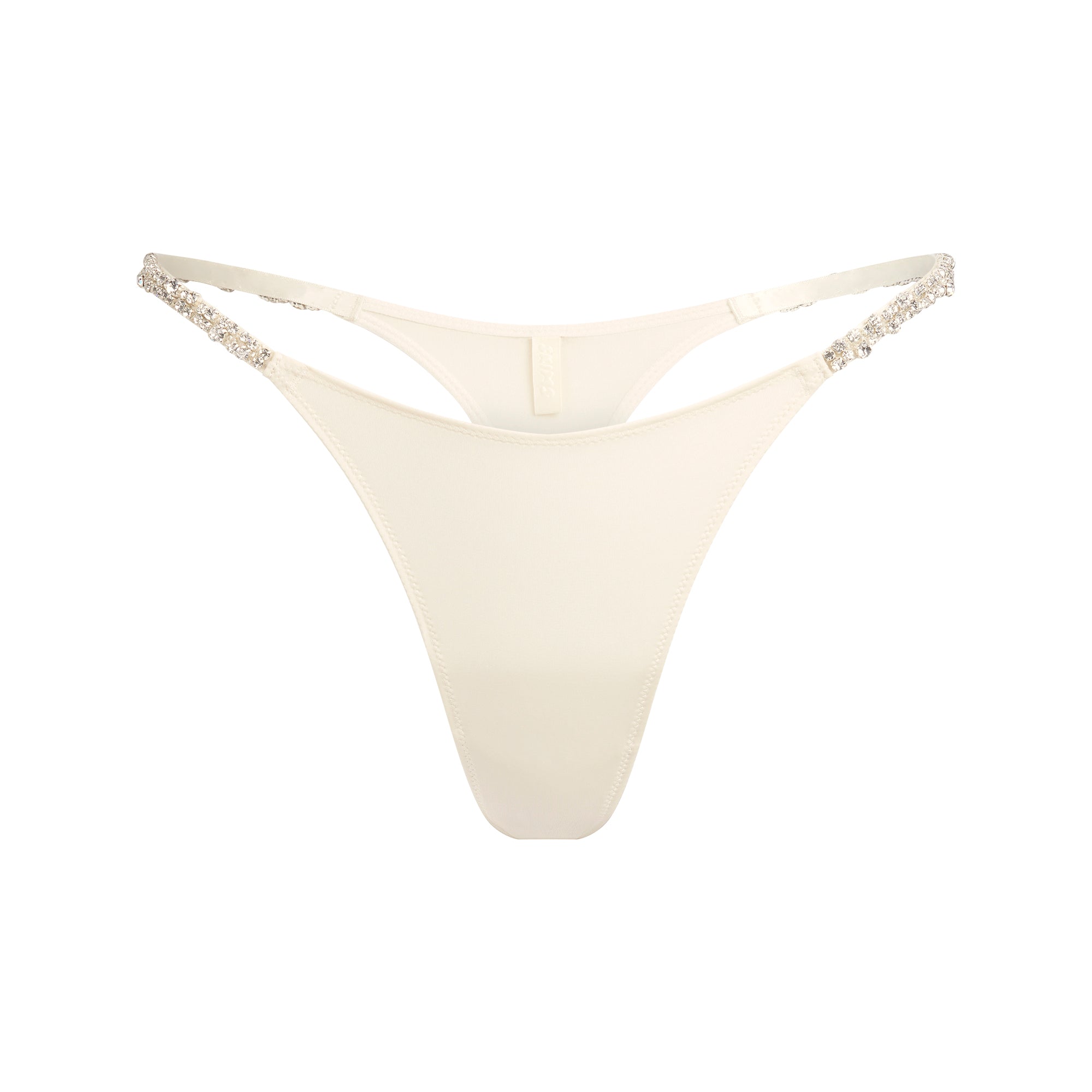 RHINESTONE STRAP STRING THONG - Image 6