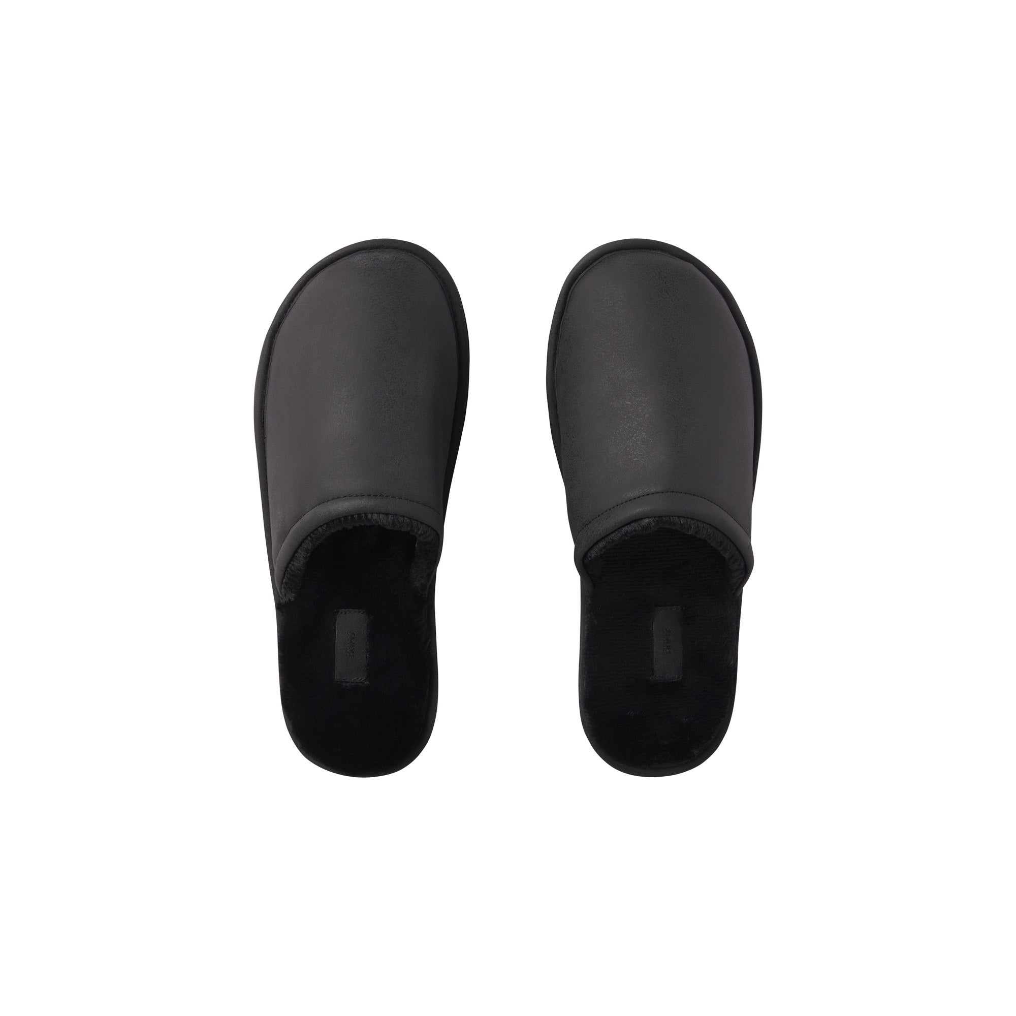 MENS FAUX SHEARLING SLIPPER