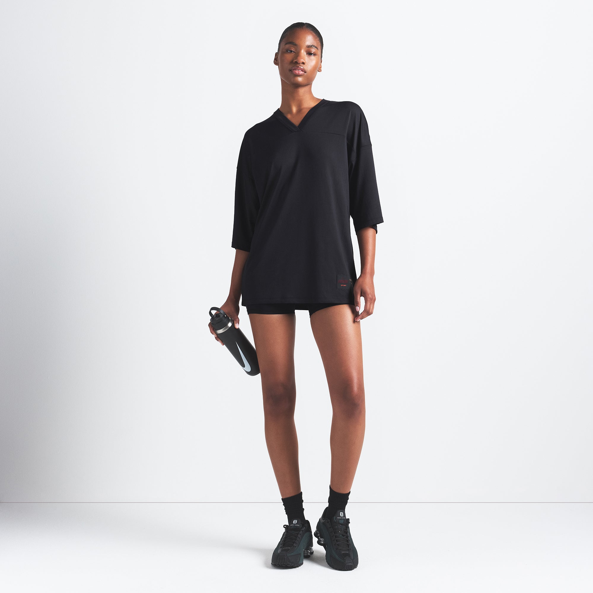 V-NECK OVERSIZED TOP