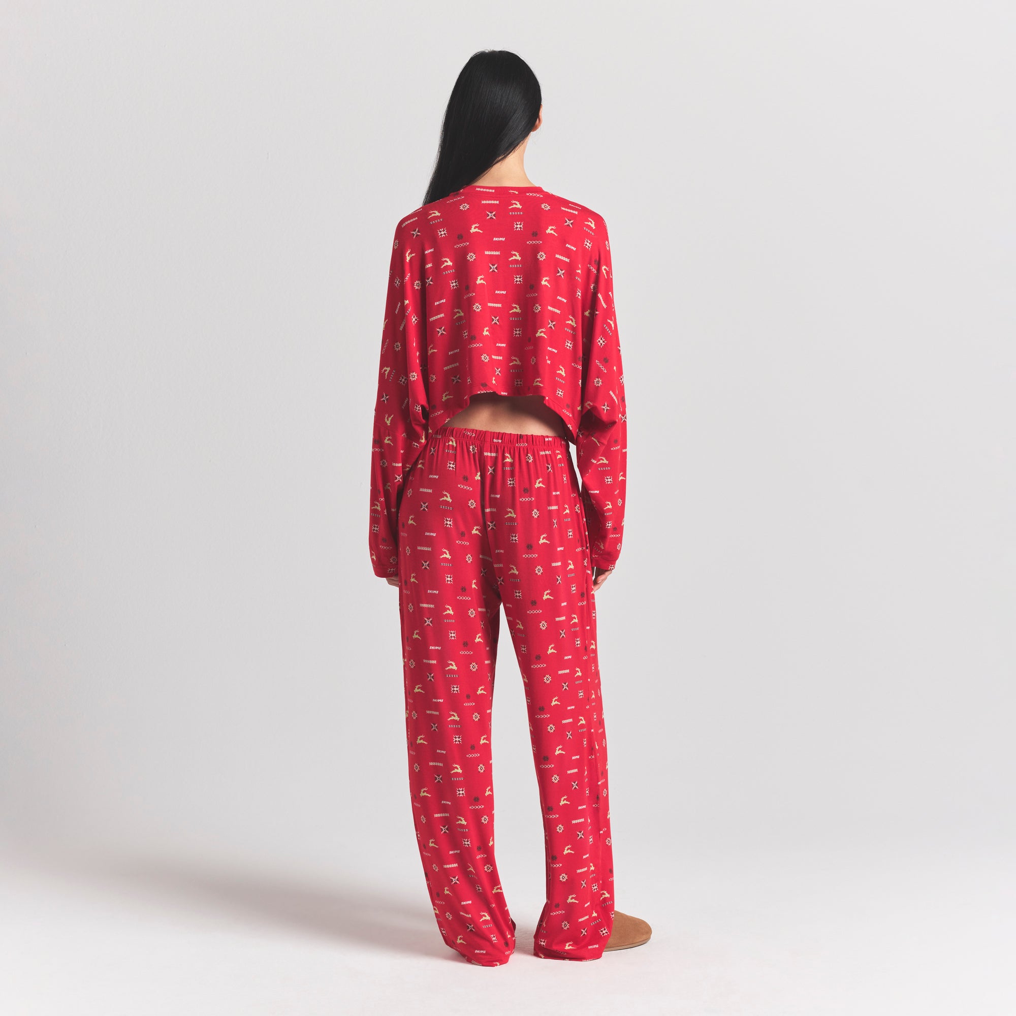 CROPPED LONG SLEEVE AND PANT SET - Image 4