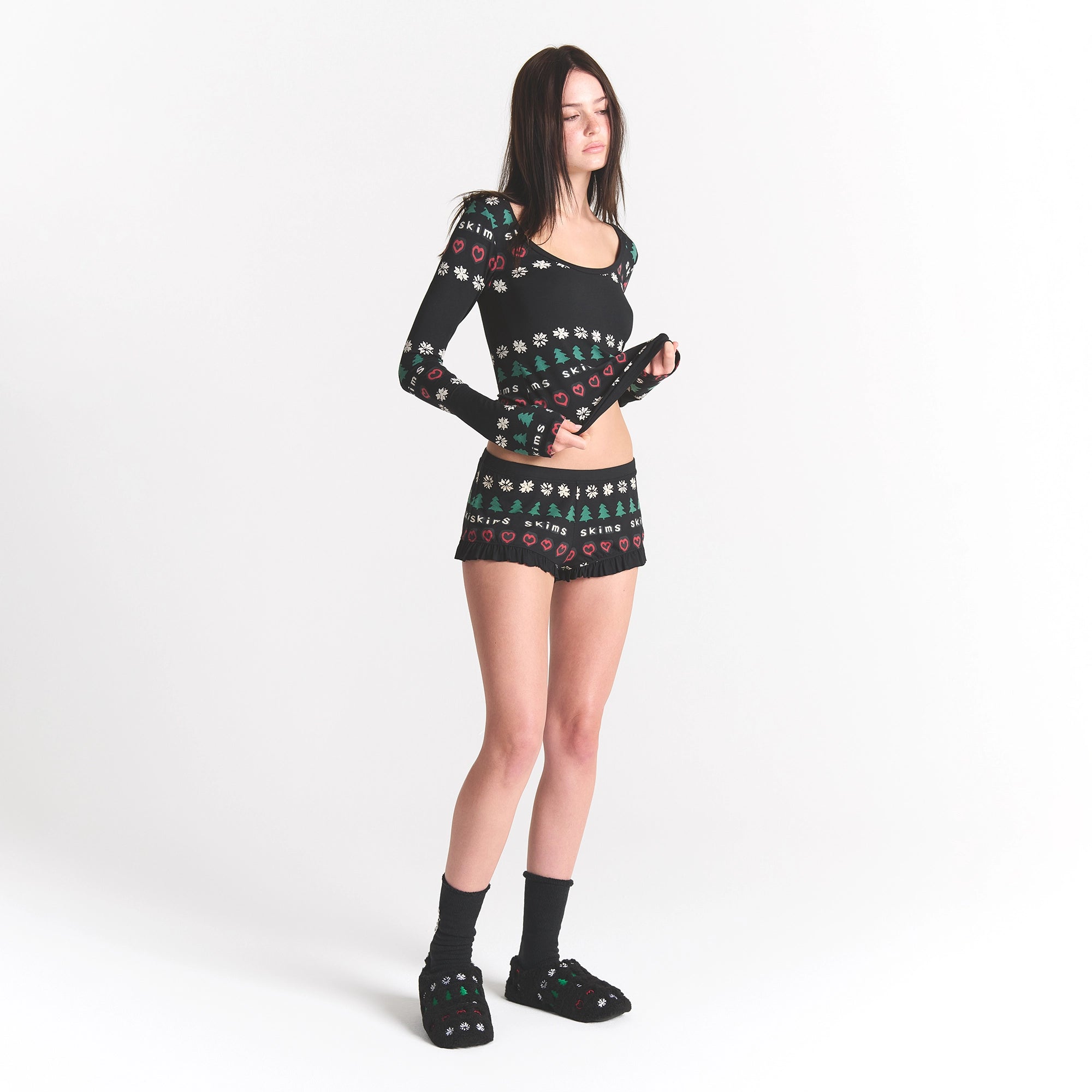 SKIMS SLEEP SCOOP NECK SET - Image 3