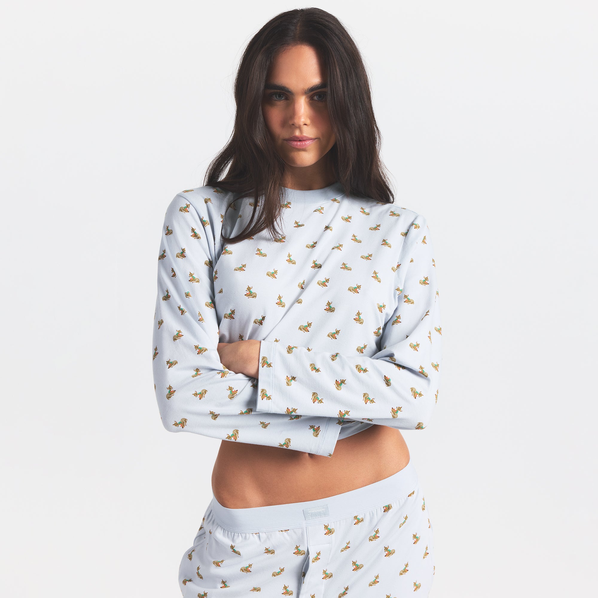 LONG SLEEVE T-SHIRT AND LOOSE PANT SET