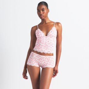 TRIANGLE CAMI AND BOY SHORT SET