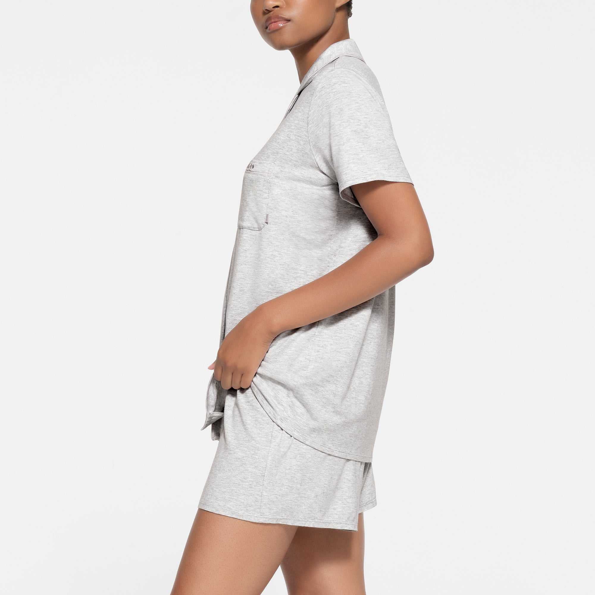 SHORT SLEEVE BUTTON UP SET - Image 2