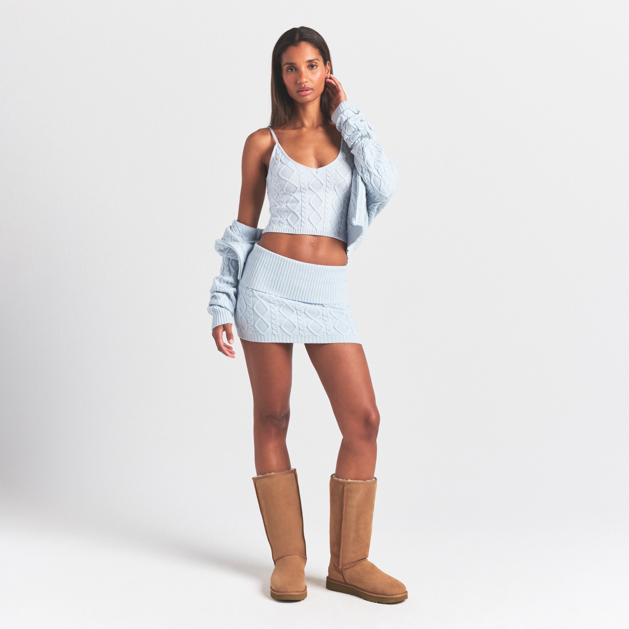 CABLE KNIT CAMI