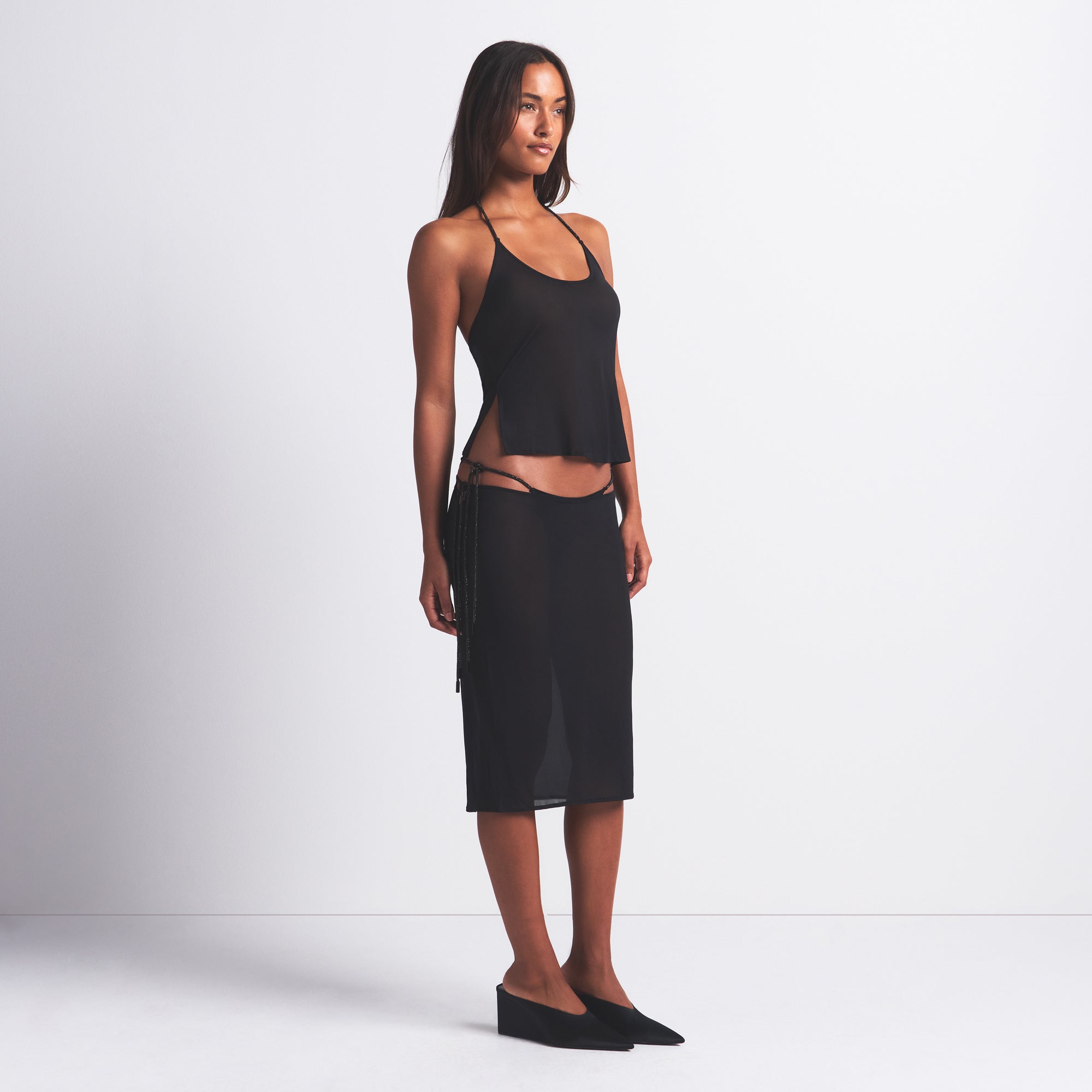 HALTER CAMI AND TIE SIDE BIKINI SET - Image 2