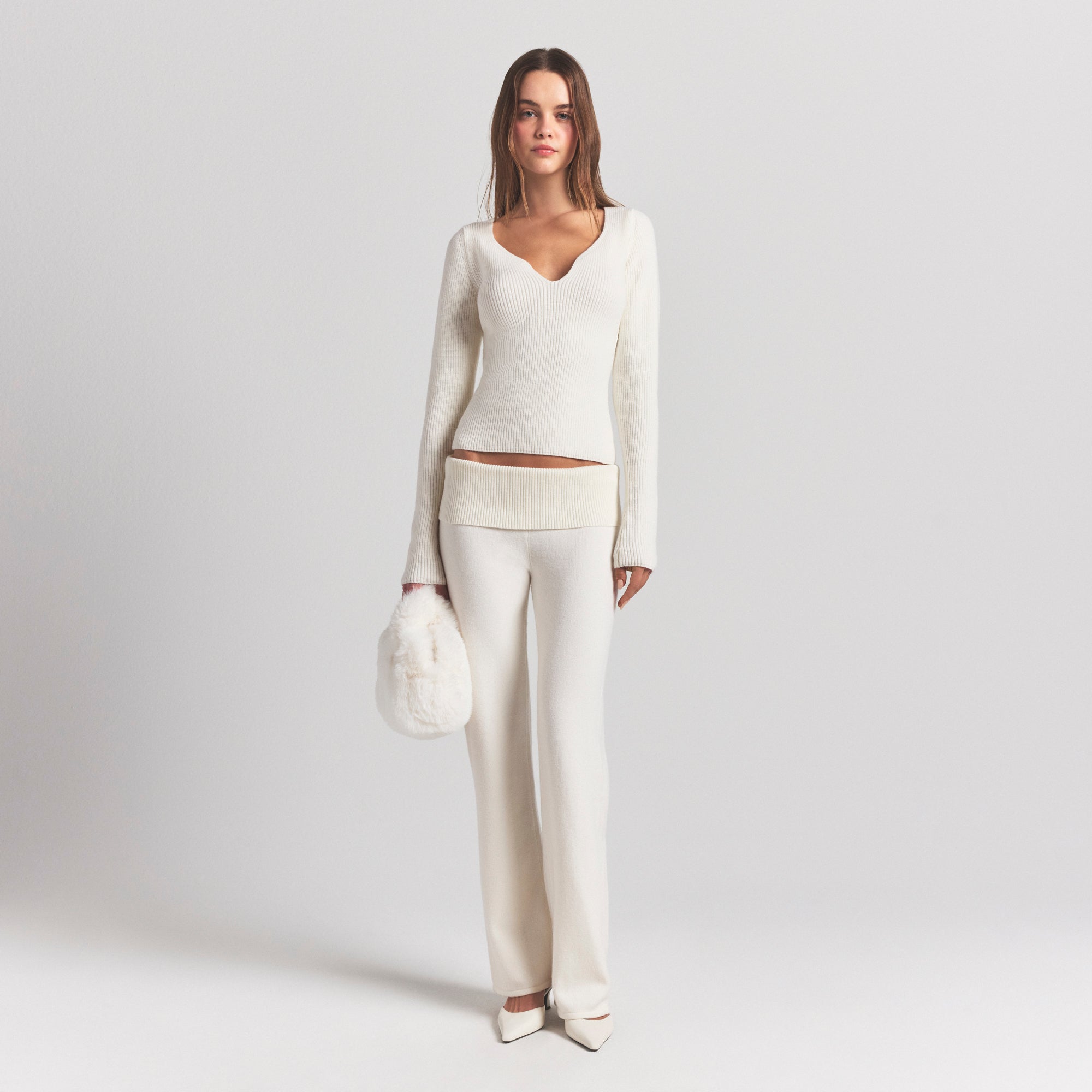 RIBBED LONG SLEEVE TOP - Image 4