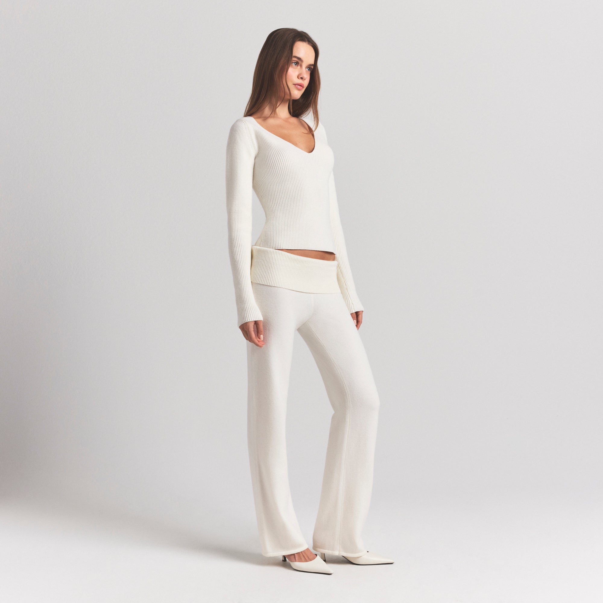 RIBBED LONG SLEEVE TOP - Image 2
