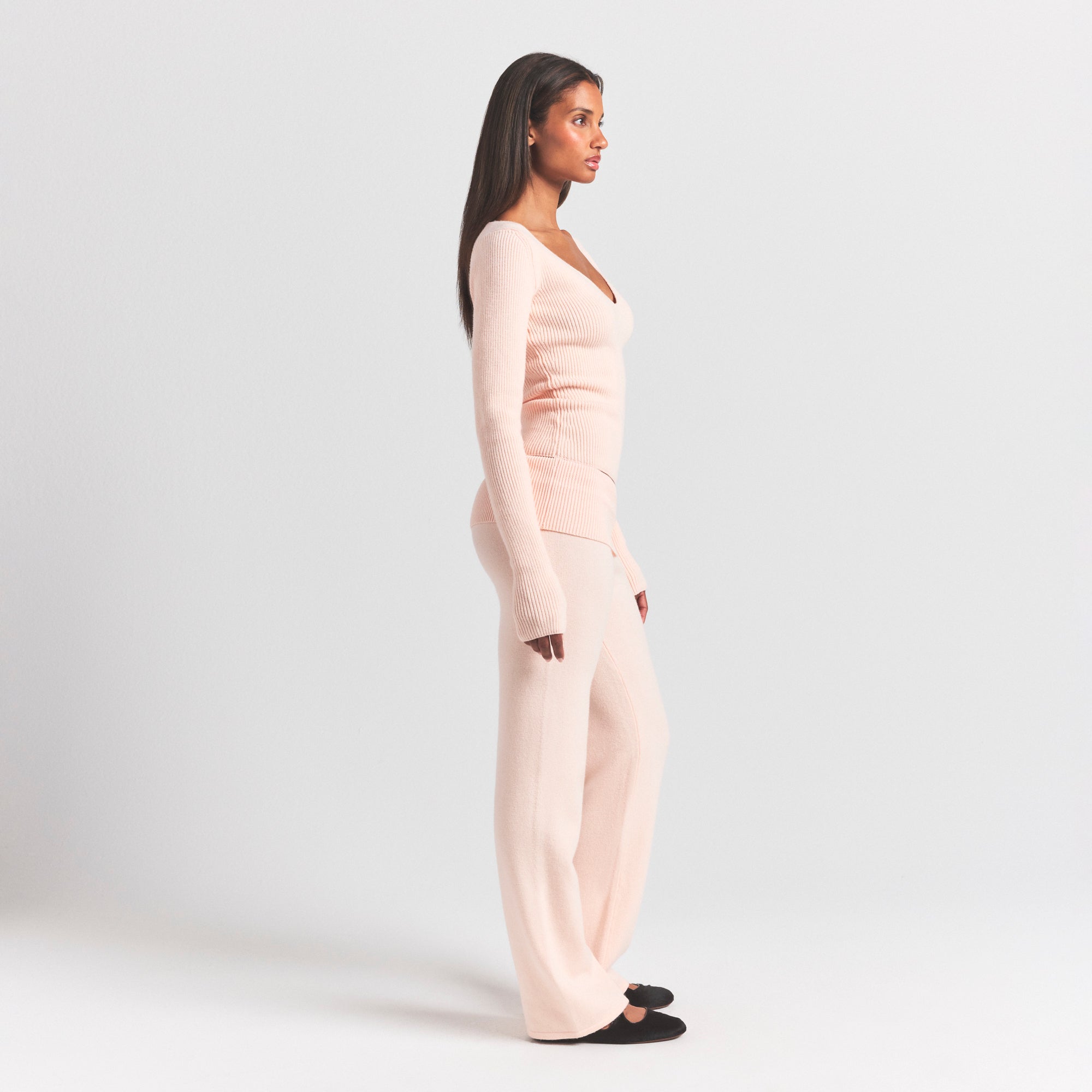 RIBBED LONG SLEEVE TOP - Image 2