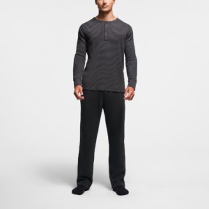 MENS SLIM LONG SLEEVE HENLEY