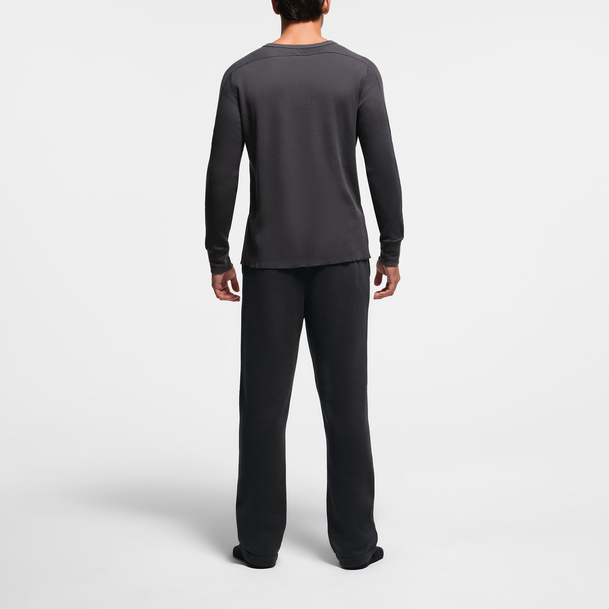 MENS SLIM LONG SLEEVE HENLEY - Image 3