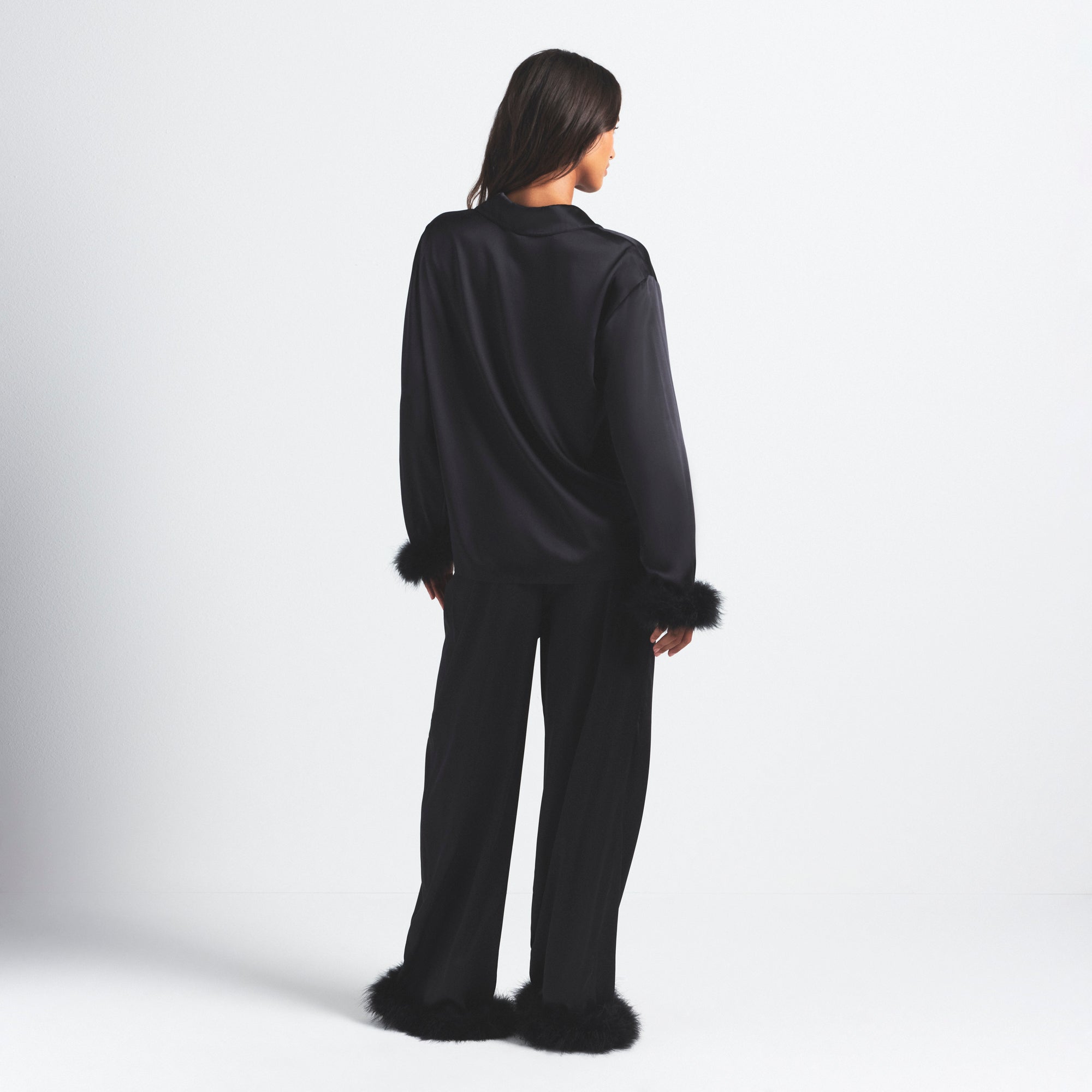 FEATHER TRIM LONG SET - Image 5