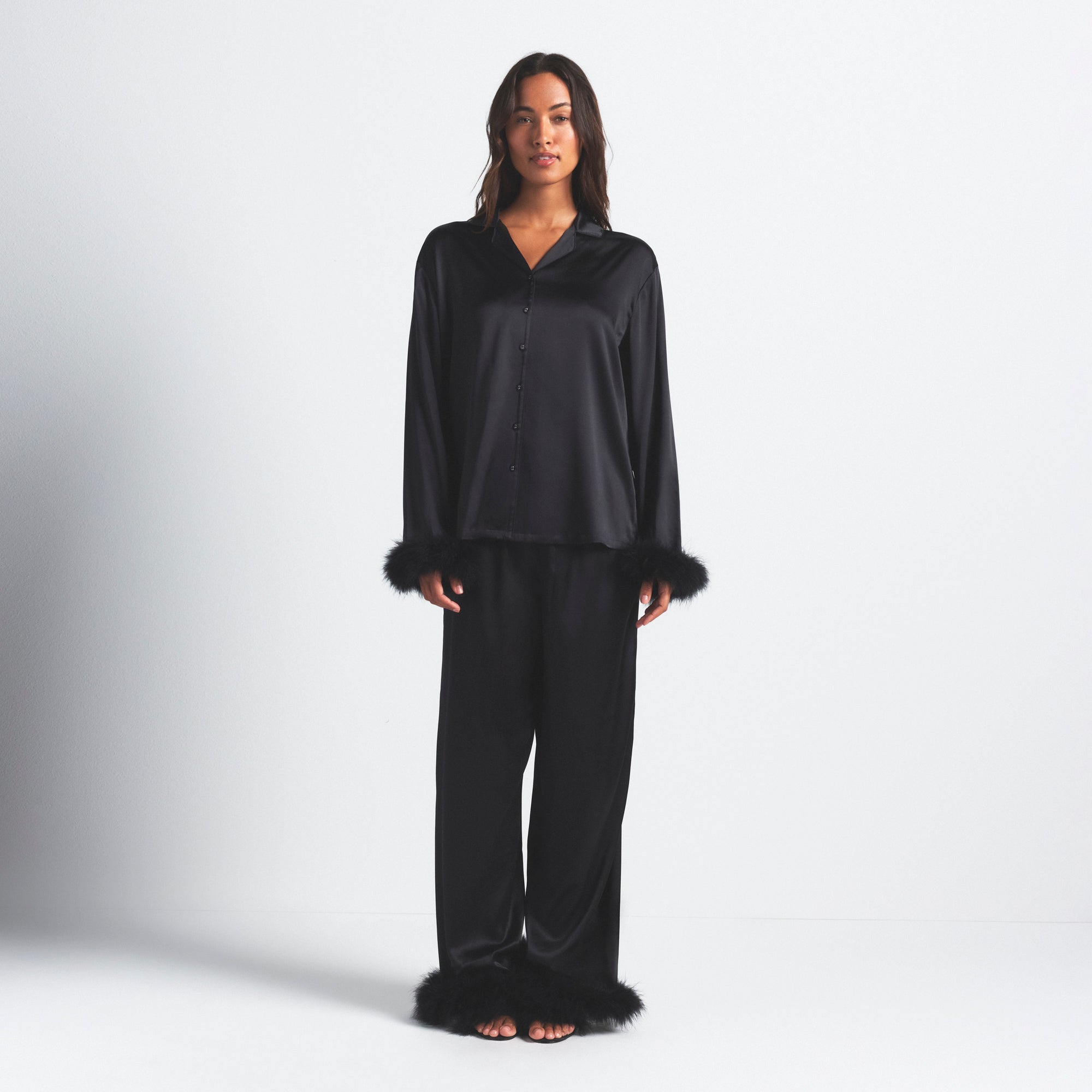 FEATHER TRIM LONG SET - Image 3