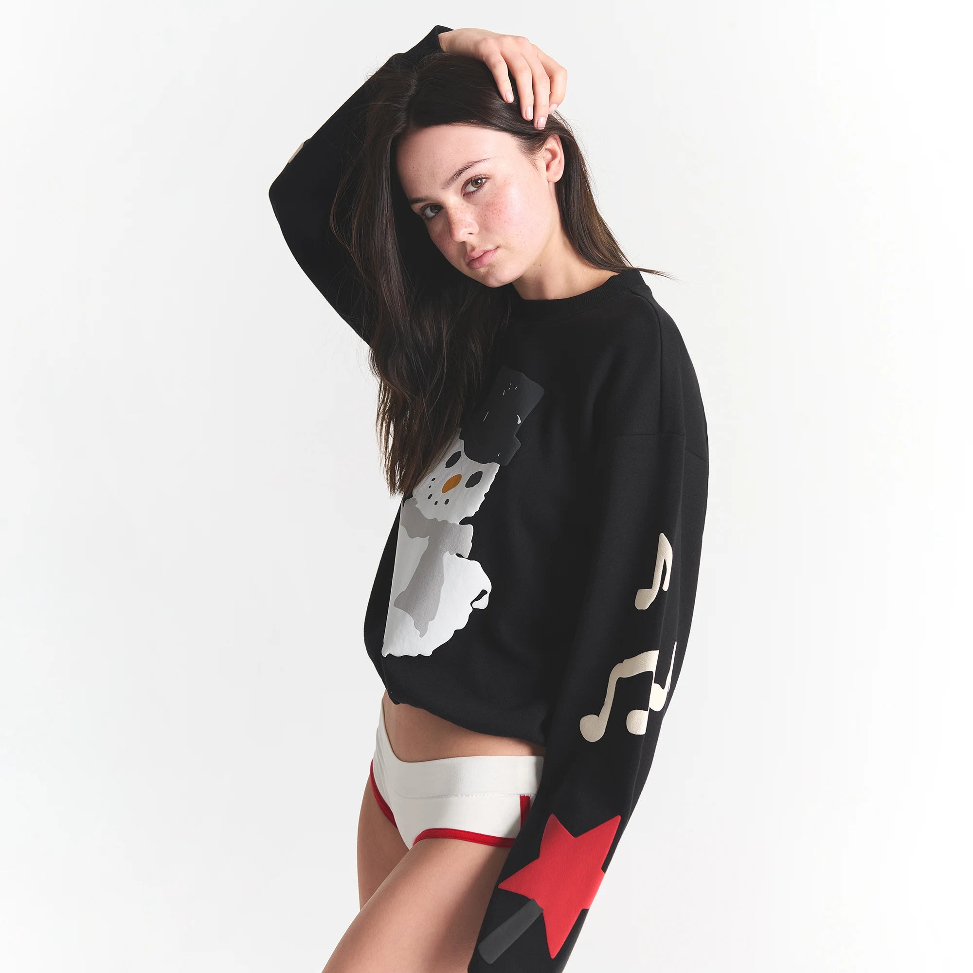 COTTON FLEECE CREWNECK - Image 3