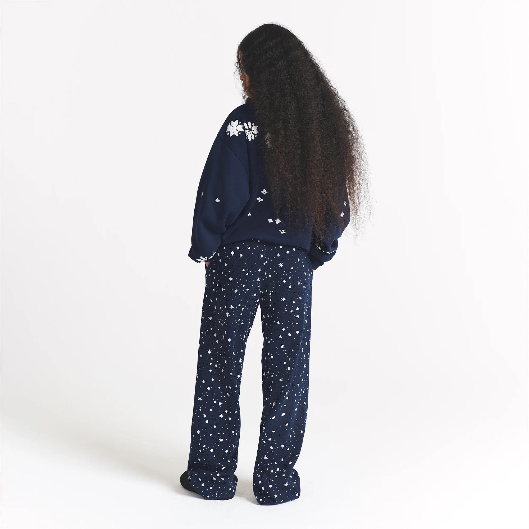 COTTON FLEECE OVERSIZED QUARTER ZIP - Image 4