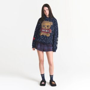 COTTON FLEECE OVERSIZED HOODIE
