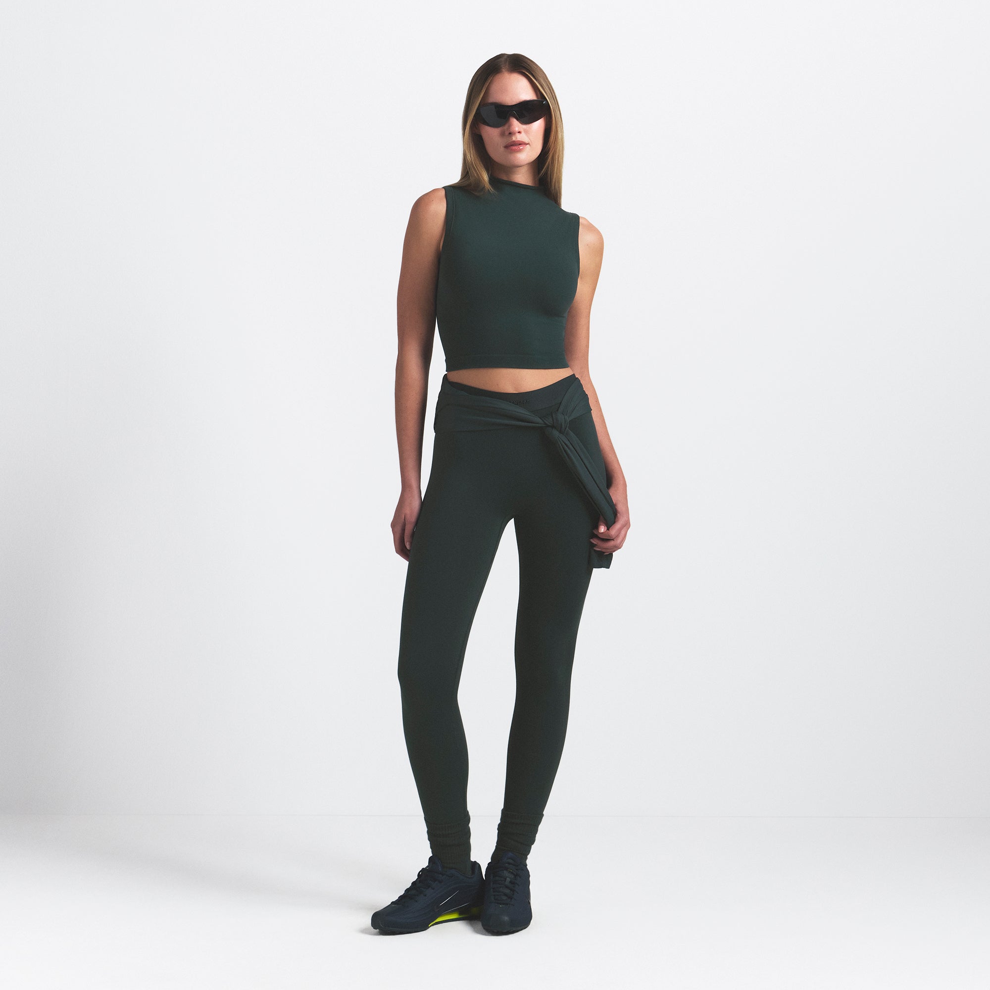MOCK NECK BRA TOP
