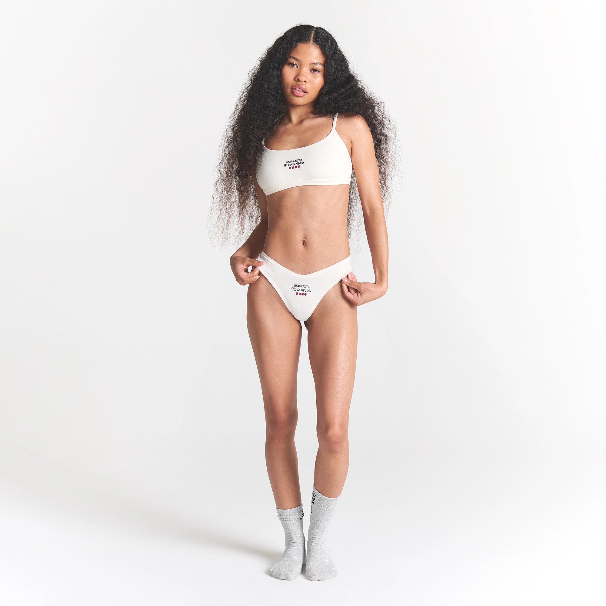COTTON JERSEY DIPPED THONG 5-PACK
