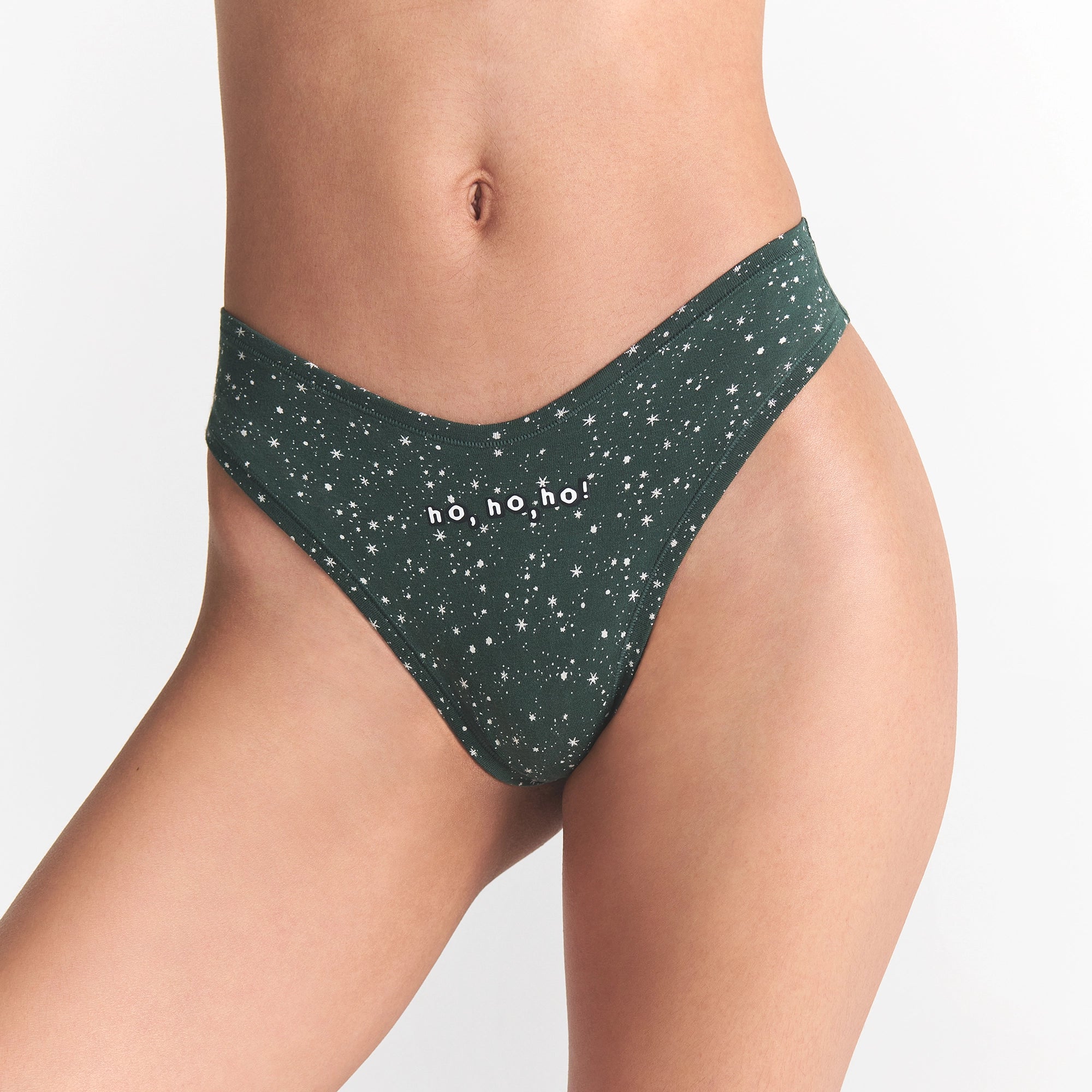 COTTON JERSEY DIPPED THONG 5-PACK - Image 4