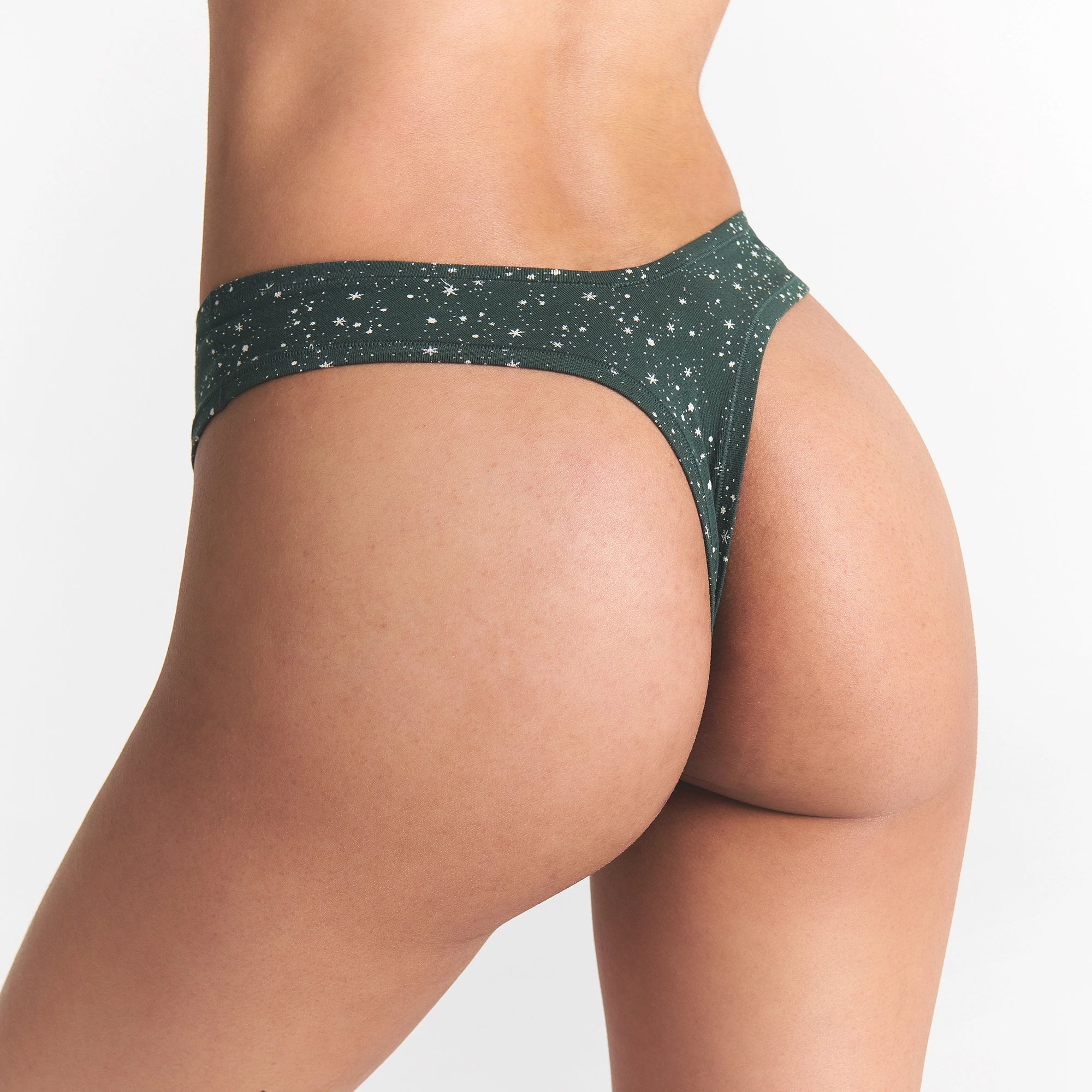 COTTON JERSEY DIPPED THONG 5-PACK - Image 5