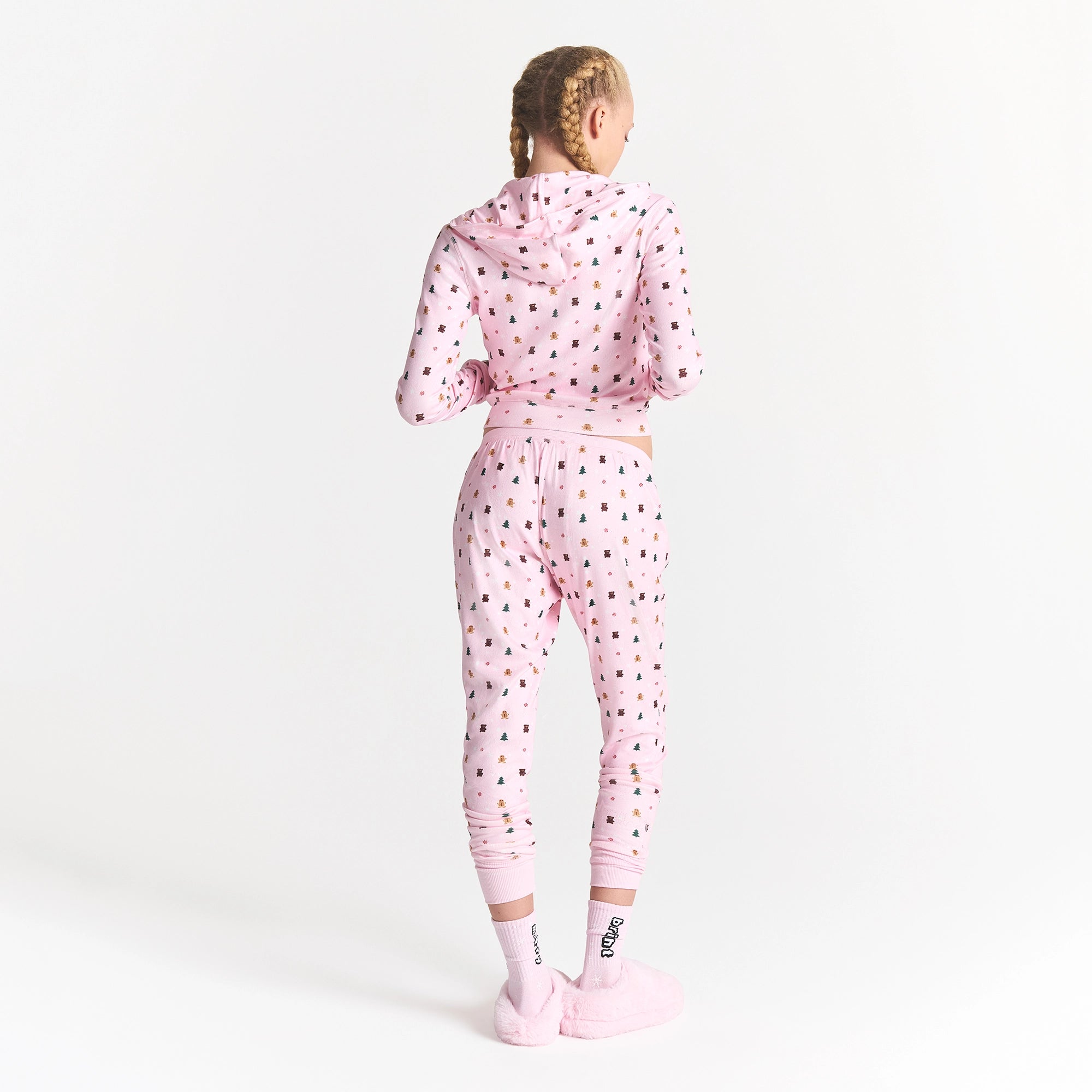 PLUSH POINTELLE ZIP UP HOODIE - Image 4