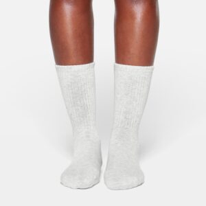 RIBBED CREW SOCK