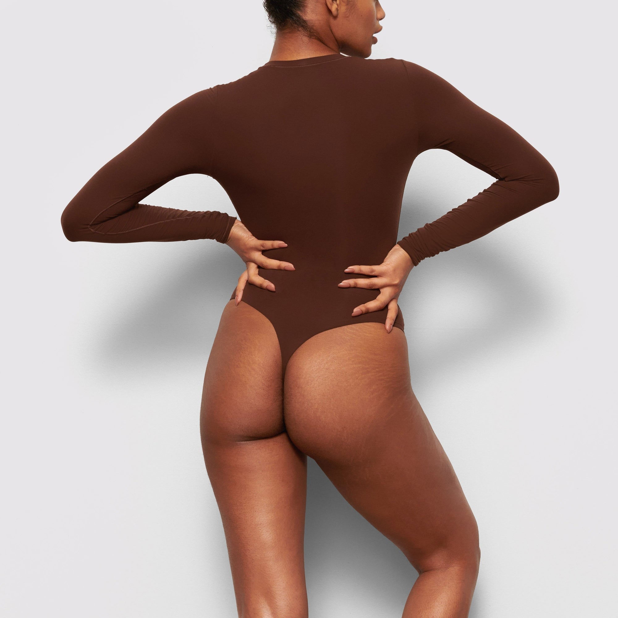 LONG SLEEVE CREW NECK BODYSUIT - Image 3