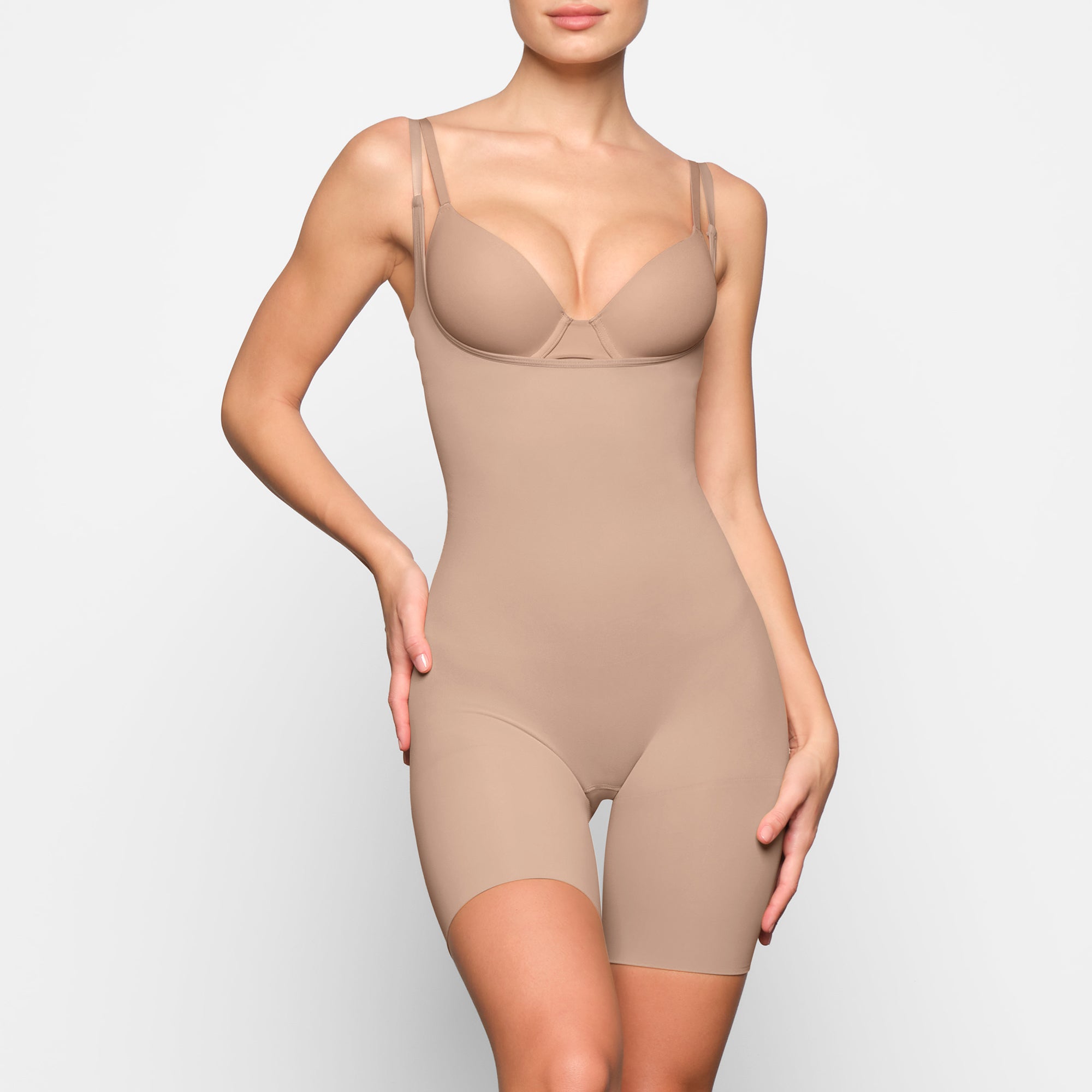 BUTT LIFTING OPEN BUST BODYSUIT